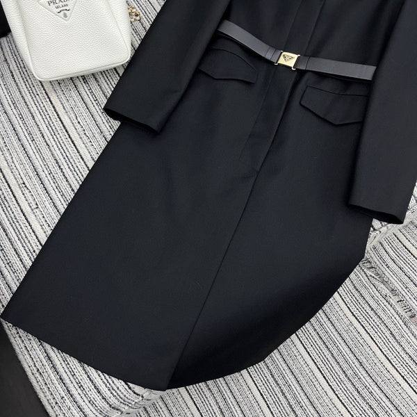PRADA 25S LONGLINE BLAZER 348
