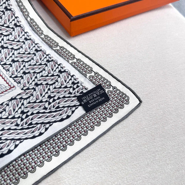 HERMES 25S SCIARPA 90 IN SETA 735857