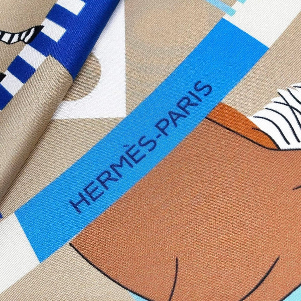 HERMES 25S SCIARPA 90 IN SETA 730645