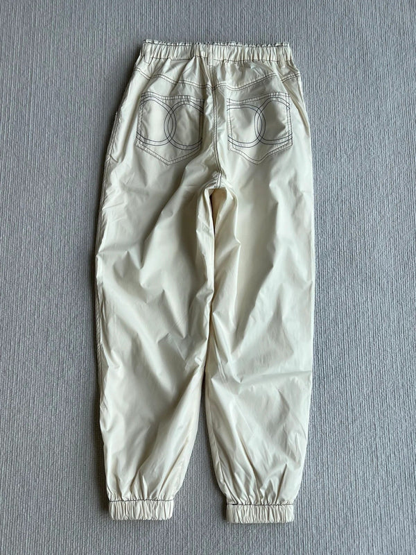 CHANEL BEIGE CASUAL PANTS 269664