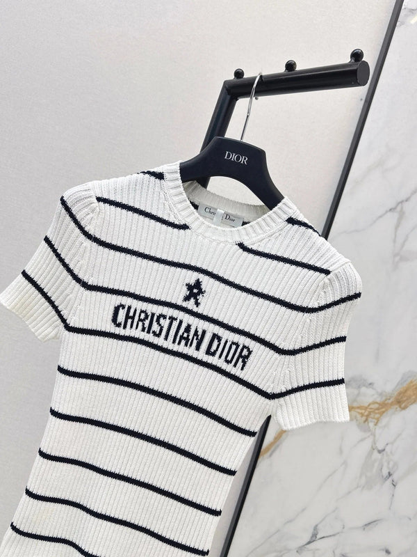 DIOR 25S SHORT-SLEEVE SWEATER 541