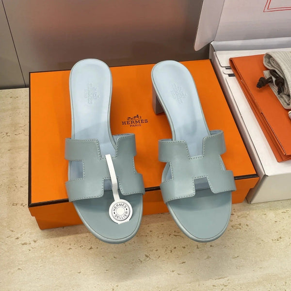 HM 26ss Oran Sandals 45 Baby Blue Calfskin 607227