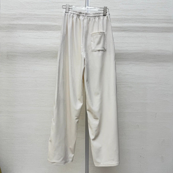 Miumiu 2026 Pantalon brodé de strass Soie Viscose 356809