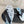 CC 26s Thong Sandals Blue Pastel Black Rubber Leather 647683