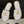 CC 26s Flat Slippers White Gold Fabric Sheepskin 649486