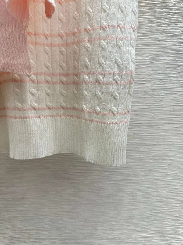 CD 2026 Short-Sleeve Shirt with Scarf Wool 525428