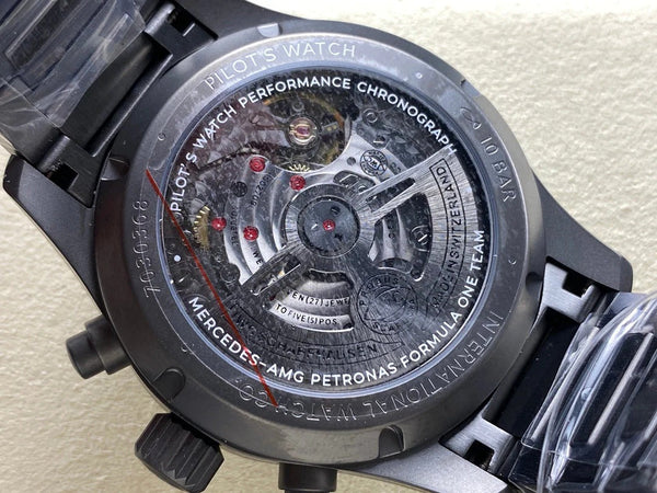 IWC Pilot 41 mm Cadran Noir Boîtier Noir