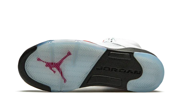Nike Air Jordan 5 Retro Ivory Red Suede Leather