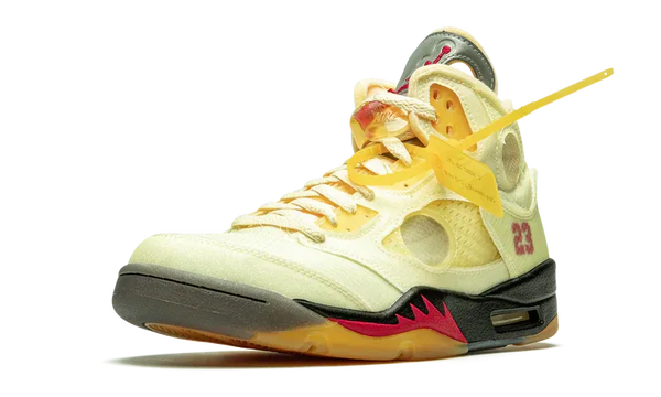 Nike Air Jordan 5 Retro Light Yellow Black Suede