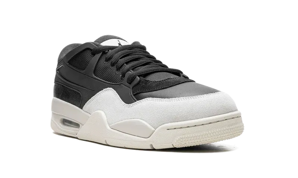 Nike Air Jordan 4 Black Ivory Suede Leather