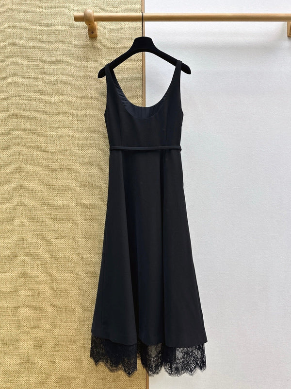 Dior 2026 Lace-trimmed Slip Dress Lace Cotton 403717