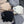SET SCARF AND HAT IN PALE GRAY WOOL AND RABBIT FUR 388992