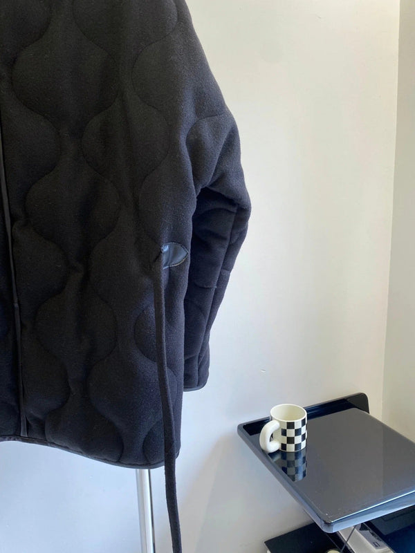 HERMES 25S REVERSIBLE SHORT COTTON COAT 129