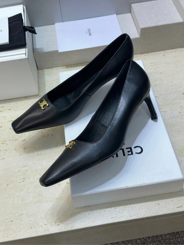 CL 26 High-Heeled Sandals Triomphe Logo 65mm Leather 762639