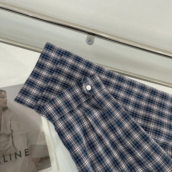 MIU SET PREPPY CHECKED BLAZER 265846