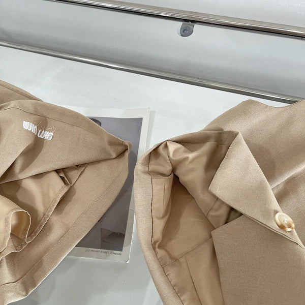 SET MIU MAILLARD BLAZER AND MINI SKIRT 265863