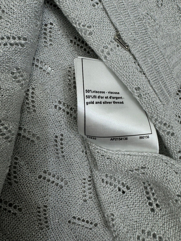 CHANEL SHORT-SLEEVE SEQUINNED KNIT CARDIGAN 269409