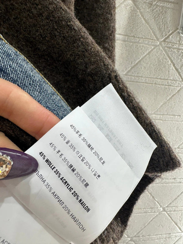 VESTE EN MAILLE MIUMIU FAÇON DENIM STYLE 736