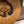 MM BUCKET IN BURNT ORANGE VELVET WITH LOGO