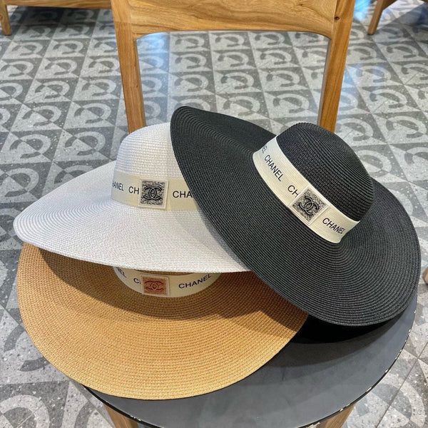 CAPPELLO DI PAGLIA A TESA LARGA MARRONE 672708