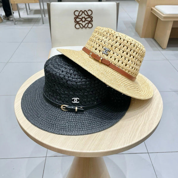 STRAW HAT OPEN WEAVE NATURAL 674078