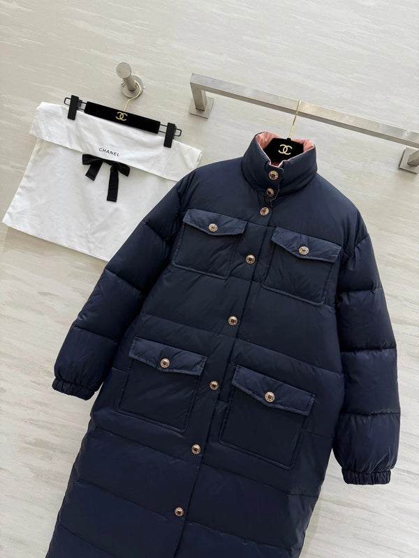CHANEL MANTEAU LONG COCO NEIGE 25S 483