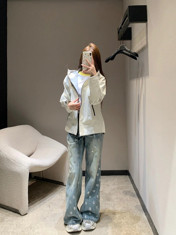 CHANEL 25S VESTE DE SPORT À CAPUCHE 449