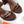 HM 26ss Platform High-Heeled Sandals Dark Brown Velvet Sheepskin 601218