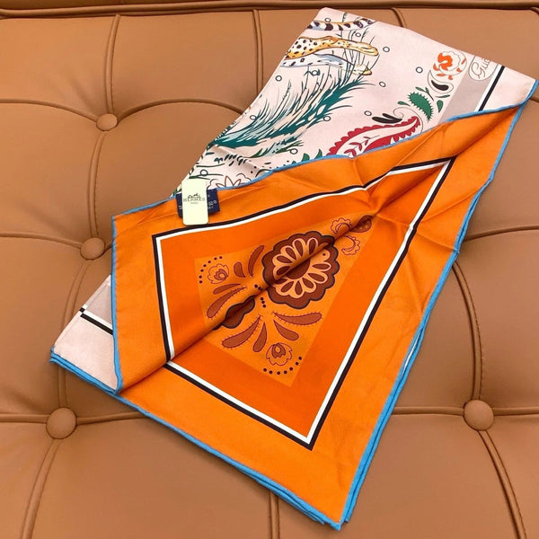 HERMES 25S SCIARPA 90 IN SETA 703670