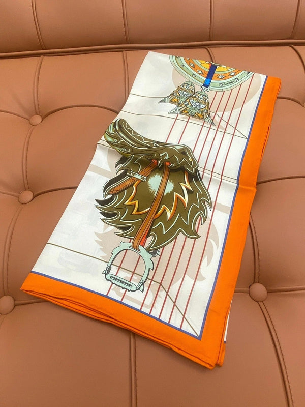 HERMES 25S SCARF 90 IN SILK 718480