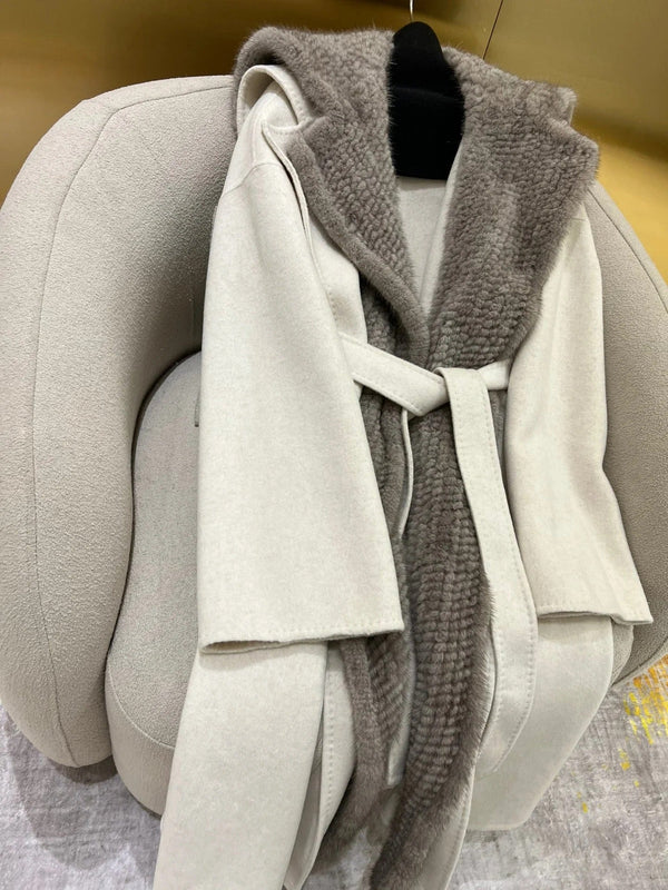 MANTEAU DE FOURRURE DE VISON MAX MARA 25S 032