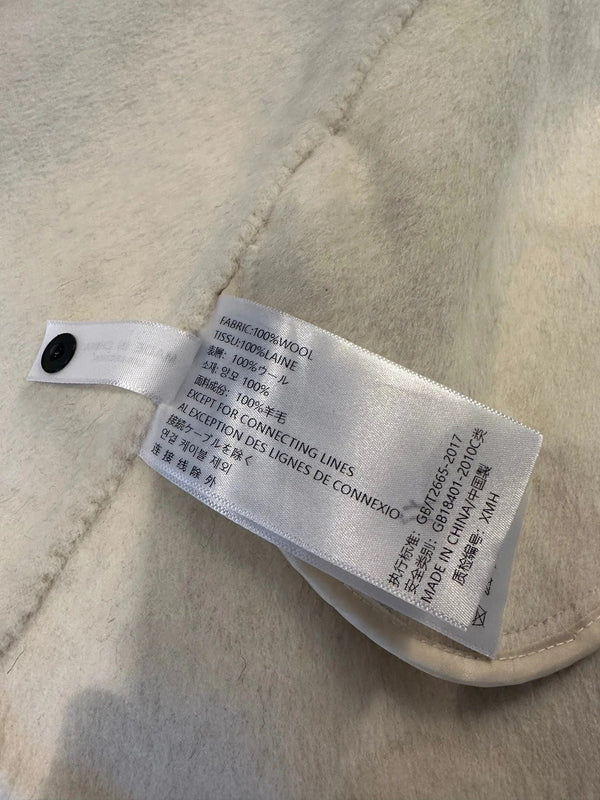 MANTEAU EN CACHEMIRE MAX MARA 25S AVEC BORDURE EN FOURRURE DE RENARD 204