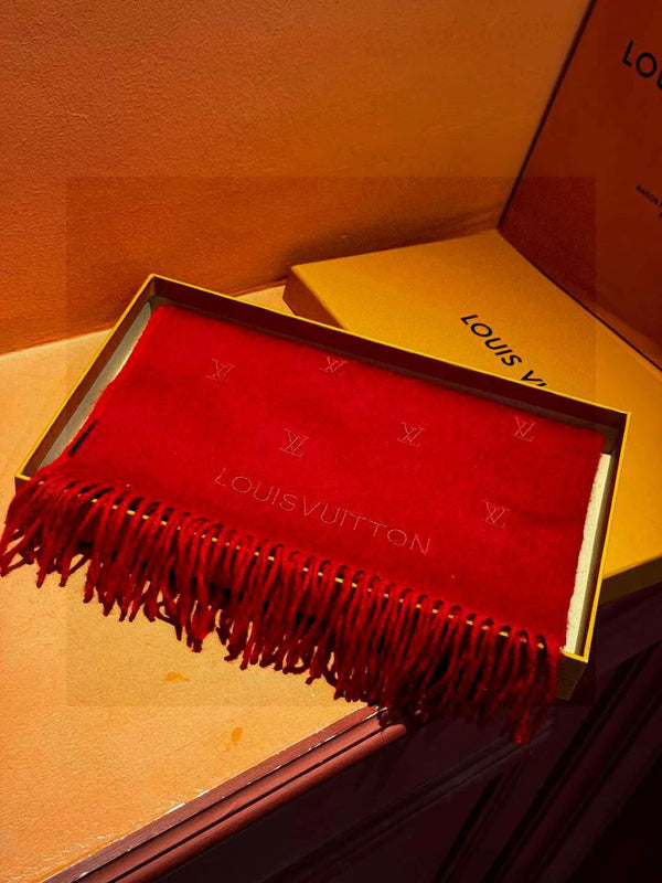 LV SCARF 180 CM IN CASHMERE 730574
