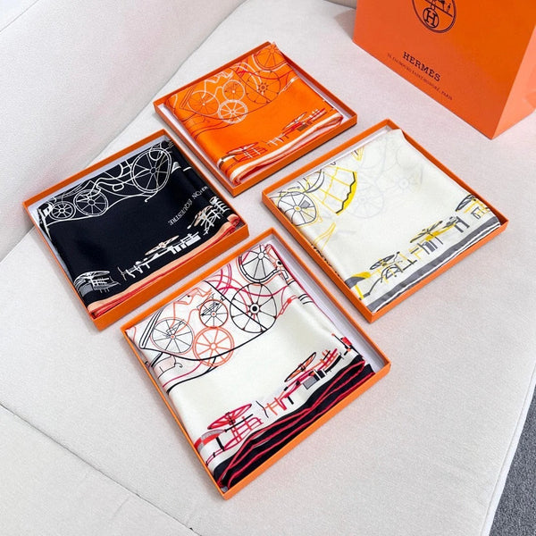 HERMES 25S SCARF 90 IN SILK 737176