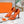 Sandales HM 26ss 85 Suède Orange 601236