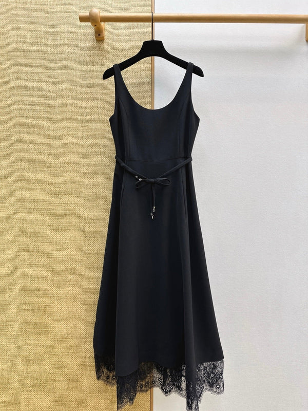 Dior 2026 Lace-trimmed Slip Dress Lace Cotton 403717