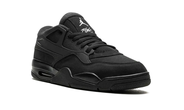 Nike Air Jordan 4 Black Suede Leather