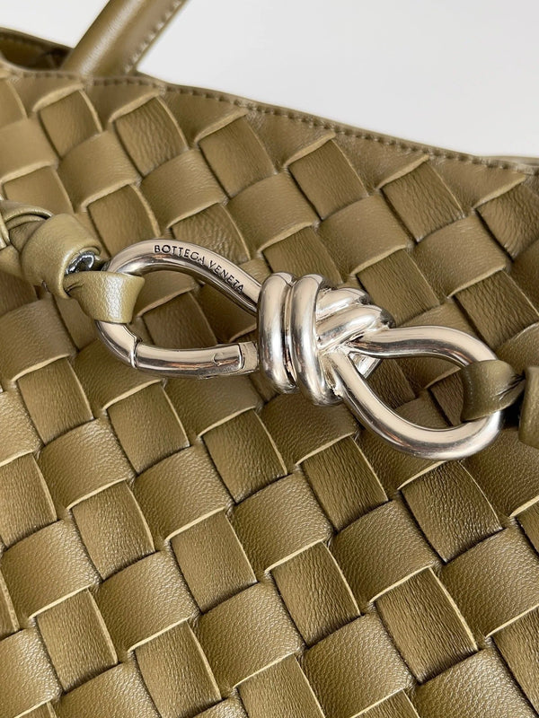 Bottega Veneta 2026 Andiamo Bag 42cm Muddy Brown Nappa Leather