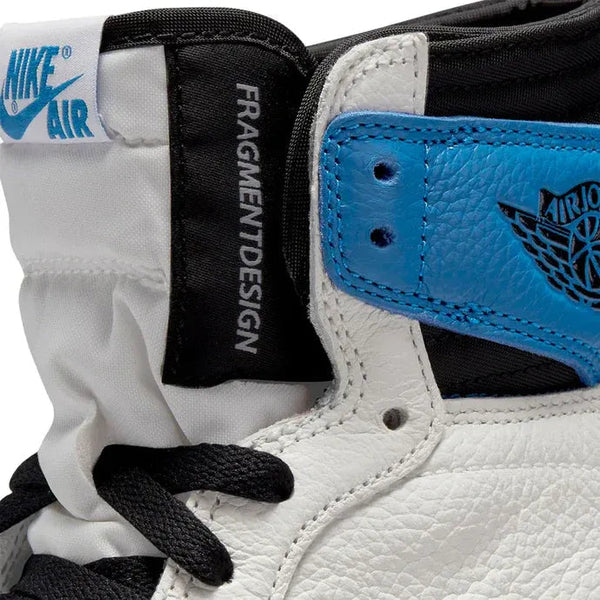 Travis Scott x Air Jordan 1 Blue Black White Leather