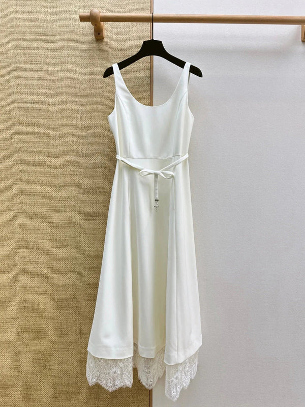 Dior 2026 Lace-trimmed Slip Dress Lace Cotton 403717