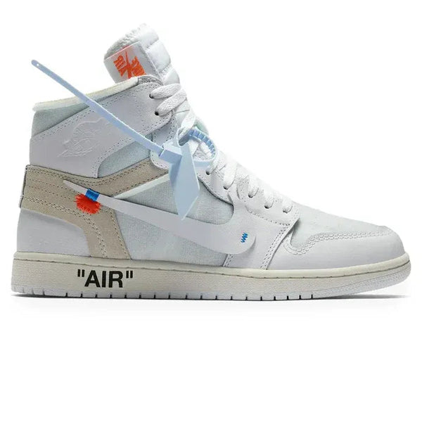 Off-White x Air Jordan 1 Retro White Beige Leather