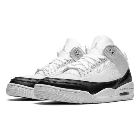 Nike Air Jordan 3 White Black Cowhide
