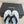 CC 26s Thong Sandals Blue Pastel Black Rubber Leather 647683
