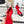 CC 26s Sandales 80 Cuir de vachette verni rouge et noir 183565