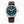 IWC Pilot 40mm Green Dial Steel Case Brown Leather Strap