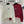 Pull ras du cou orné de sequins CC 26 crème rouge laine 331243
