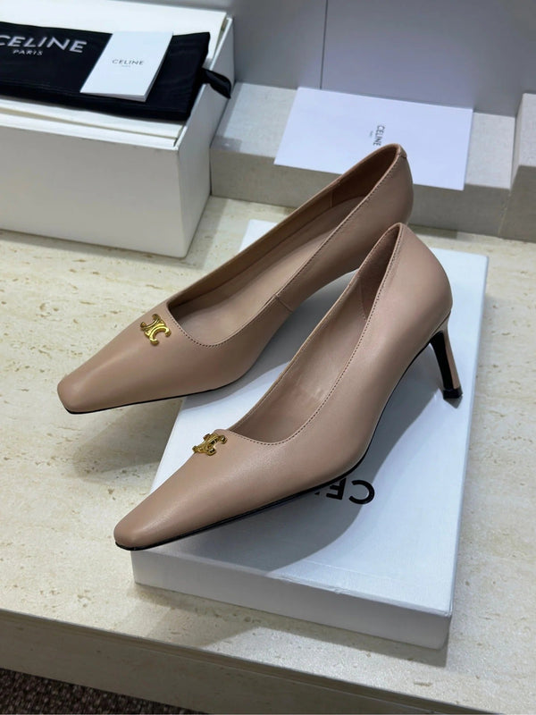 CL 26 High-Heeled Sandals Triomphe Logo 65mm Leather 762639