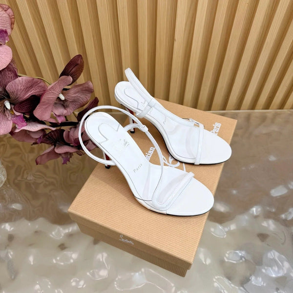 CL 2026 Rosa Z Slingback Sandals 100mm Patent Leather 776004