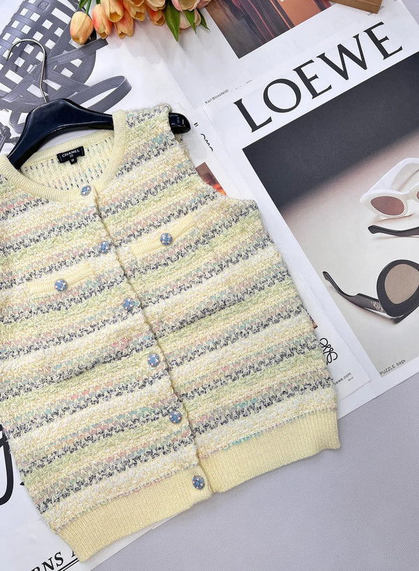 CHANEL 25S GILET EN MAILLE 509