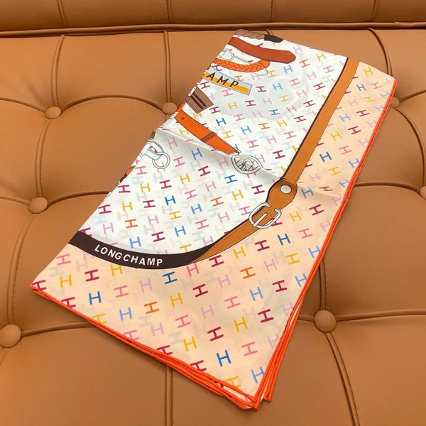 HERMES 25S SCIARPA 90 IN SETA 703679